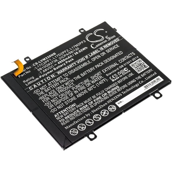 Bsc Preferred Lenovo 80XF00DFIN Miix 330 Laptop and Notebook Replacement Battery CS-LVM330NB - main